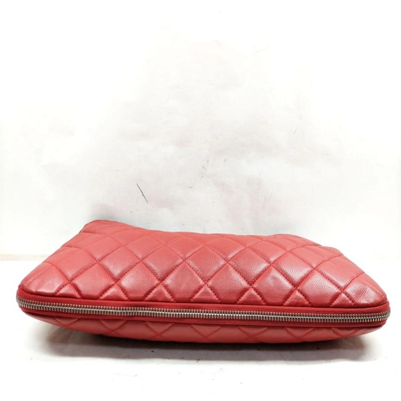 CHANEL CC QUILTED CAVIAR LEATHER SHOULDER BAG - Picture 8 of 13